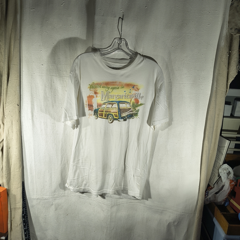 Margaritaville White Short Sleeve Tee with Graphic